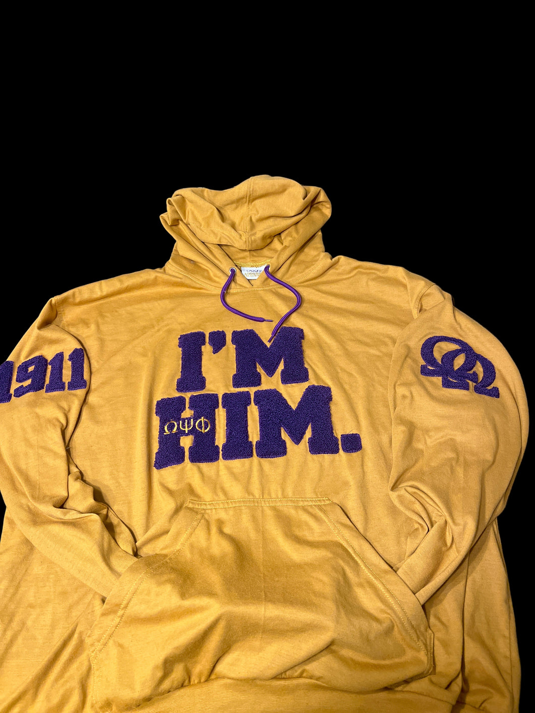 I’M HIM HOODIE OLD GOLD